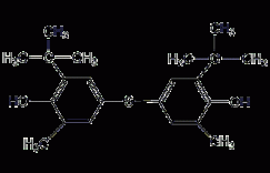 4,4'-硫代二(6-叔丁基邻苯酚)结构式