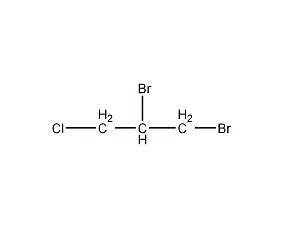 1,2-二溴-3-氯丙烷结构式