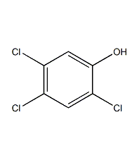 2,4,5-三氯酚结构式