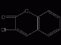 3-氯香豆素结构式