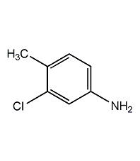 3-氯-4-甲基胺结构式