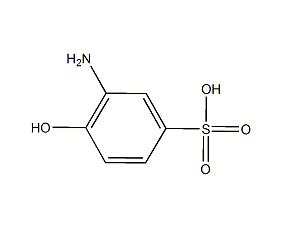 3-氨基-4-羟基磺酸结构式