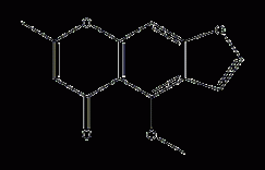 甲氧呋豆素结构式