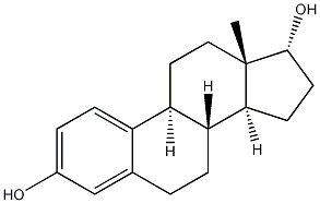 17α-雌二醇结构式