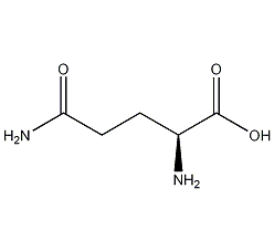 L-谷氨酰胺结构式