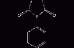 N-苯基琥珀酰亚胺结构式