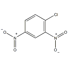 1-氯-2,4-二硝基结构式