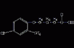 4-(4-氯-2-甲基苯氧基)丁酸结构式