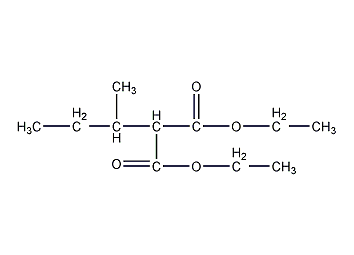 仲丁基丙二酸二乙酯结构式