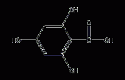 2,4,6-三羟基苯甲酸结构式