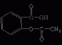 乙酰水杨酸结构式