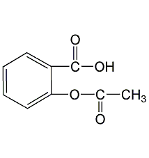 乙酰水杨酸结构式