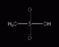 甲磺酸结构式