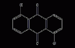 1,5-二氯蒽醌结构式