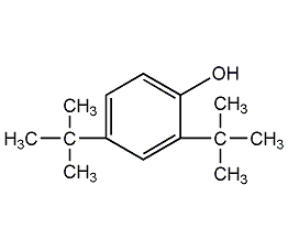 2,4-二叔丁基酚结构式