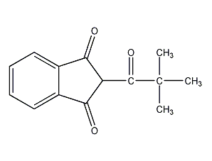 杀鼠酮结构式