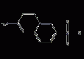 6-氨基-2-萘磺酸结构式