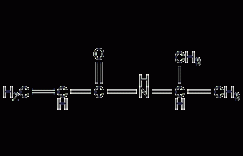 N-异丙基丙烯酰胺结构式