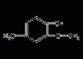 2-甲氧基-4-甲酚结构式