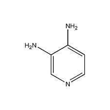 3,4-二氨基吡啶结构式