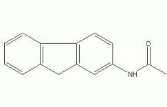 2-乙酰氨基芴结构式