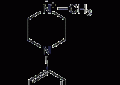 1,1-二甲基-4-苯基碘化哌嗪鎓结构式