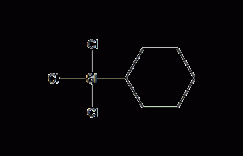 环己基三氯硅烷结构式