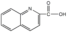 2-喹啉羧酸结构式