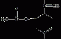 乙酸香芹酯结构式