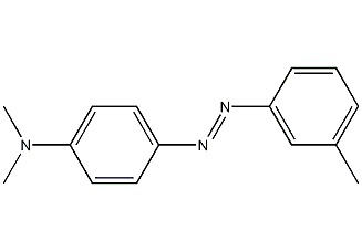 4-(二甲氨基)-3'-甲基偶氮结构式