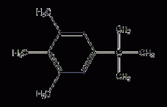 5-叔丁基-1,2,3-三甲基苯结构式