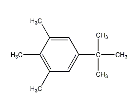 5-叔丁基-1,2,3-三甲基结构式