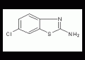 2-氨基-6-氯苯并噻唑结构式