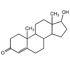 睾酮结构式