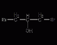 1,3-二溴-2-丙醇结构式