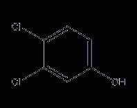 3,4-二氯苯酚结构式