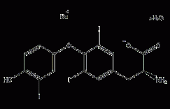 3,3',5-三碘-L-甲状腺原氨酸钠盐结构式