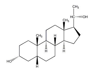 孕甾二醇结构式