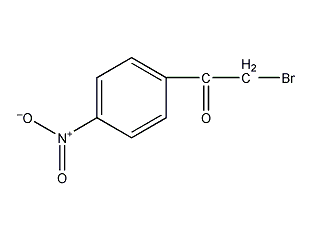 2-溴-4'-硝基乙酮结构式