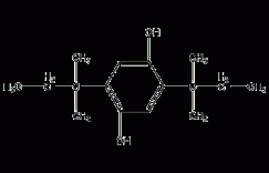 2,5-二叔戊基对苯二酚结构式