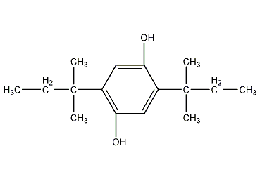 2,5-二叔戊基对二酚结构式