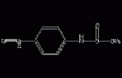 4-乙酰胺基苯甲醛结构式