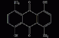 1,5-二羟基-4,8-二硝基蒽醌结构式