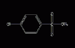 4-氯苯基甲砜结构式