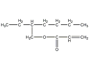 丙烯酸-2-乙基己酯结构式