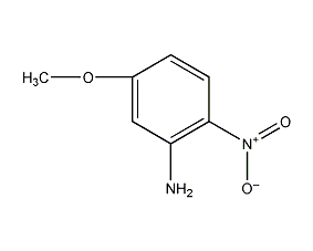 2-氨基-4-硝基甲醚结构式