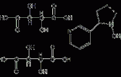 (-)-尼古丁二酒石酸盐结构式