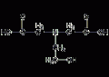 N-(2-羟乙基)亚氨基二乙酸结构式