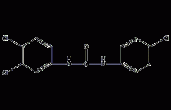 3,4,4'-三氯二苯脲结构式