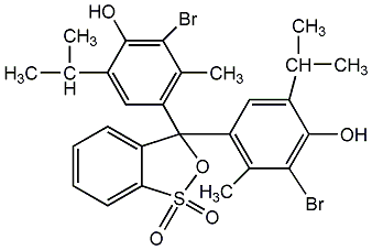 溴百里酚蓝结构式